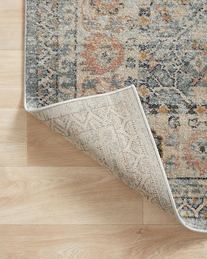 Loloi Jocelyn Collection JOC-04 Sky/Multi 2'-3" x 7'-6" .38" Thick Runner Rug