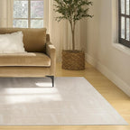 Nourison Nordic Taupe 8' x 10' Scandinavian Area Rug - Easy Cleaning, Non Shedding, Bed Room, Living Room, Dining Room, Kitchen (8' x 10')