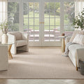 Nourison Home Courtyard Jute Ivory 9' x 12' Area Rug - Easy Clean, Non Shedding, Bed Room, Living Room, Dining Room, Kitchen (9' x 12')