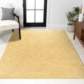 JONATHAN Y Haze Solid Low-Pile Mustard Indoor Area Rug 10x14, Coastal,Bohemian,Minimalist,Classic, Easy-Cleaning for Living Room,Bedroom,Kitchen,Pet Friendly,Non-Shedding (SEU100B-14)