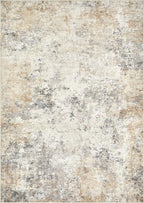 8x10 Area Rug Living Room Rugs - Washable Neutral Modern Abstract Soft Thin Large Rug Indoor Floor No Slip Rug Carpet for Bedroom Under Dining Table Home Office Decor - Golden Grey