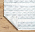 Mark&Day Wool Rugs, 5x8 Precious Solid and Border Cream/Black Area Rug, Cream Black Carpet for Living Room, Bedroom or Kitchen (5' x 7'6")
