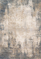 Loloi Teagan Collection TEA-08 Ivory/Mist 9'-9" x 13'-6" Area Rug, Large, Soft Neutral Rug, High-Traffic for Living Room, Bedroom, Home Office, Dining Area