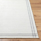 Mark&Day Wool Rugs, 2x3 Janmichael Cottage Light Silver/Charcoal Area Rug, Silver Grey Carpet for Living Room, Bedroom or Kitchen (2' x 3')