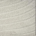LUXE WEAVERS Modern Geometric Wave Gray 2x8 Area Rug