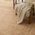 Bedsure 3x5 Printed Jute Rug for Living Room, Machine Washable Rugs, Jute-Look Rug, Non-Slip Backing, Non-Shedding