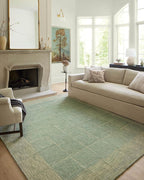 Loloi Chris Loves Julia Francis Collection FRA-02 Green/Natural 2'-0" x 5'-0" Accent Rug