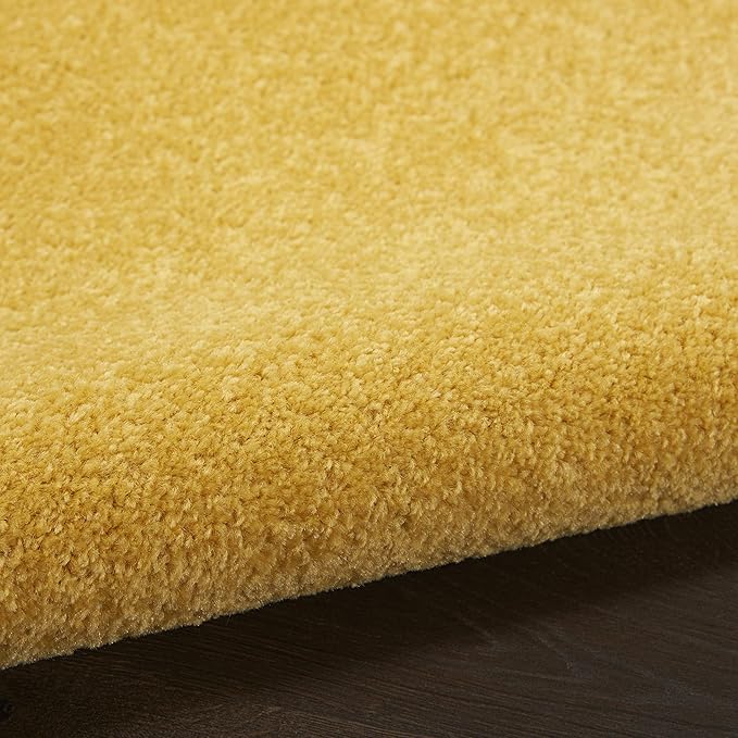 Nourison Home Nourison Essentials Yellow 10' x 14' Area Rug - Easy Clean, Non Shedding, Bed Room, Living Room, Dining Room, Kitchen (10' x 14')