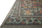 Loloi Rifle Paper Co. Rosa Collection RSA-01 Black 8'-4" x 11'-6" Area Rug