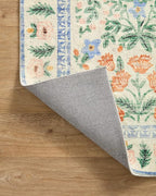 Loloi Rifle Paper Co. Eden Collection EDE-02 Mughal Garden Cream 2'-0" x 5'-0" Accent Rug feat. CloudPile™