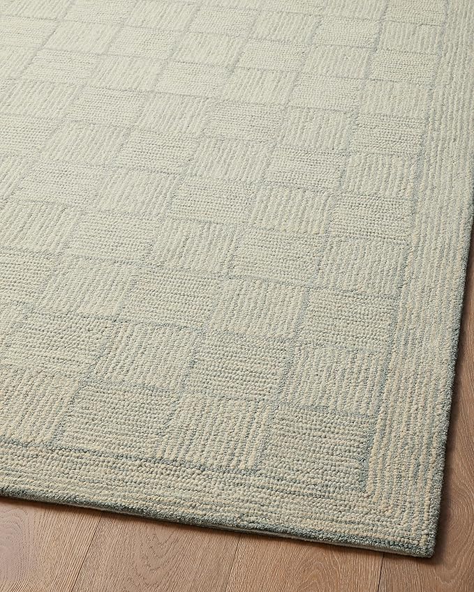 Loloi Chris Loves Julia Francis Collection FRA-03 Silver/Sky 9'-3" x 13' Area Rug