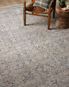 Loloi Amber Lewis Alie Collection ALE-01 Stone/Mist 2'-7'' x 12'-0'', .13'' Pile Height, Runner Rug