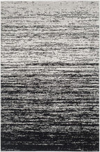 SAFAVIEH Area Rug 11x15 - Adirondack Collection - Large - Silver & Black, Modern Ombre Design, Non Shedding & Easy to Clean, Ideal for Living Room, Bedroom, Office, Dining Space (ADR113A)