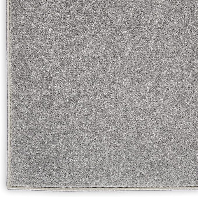 Nourison Home Nourison Essentials Silver Grey 7' x 10' Area Rug - Easy Clean, Non Shedding, Bed Room, Living Room, Dining Room, Kitchen (7' x 10')