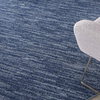 Nourison Home Nourison Essentials Navy Blue 6' x Round Area Rug - Easy Clean, Non Shedding, Bed Room, Living Room, Dining Room, Kitchen (6' x Round)
