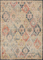 Loloi Jocelyn Collection JOC-07 Khaki/Multi 9'-6" x 12'-6" .38" Thick Area Rug