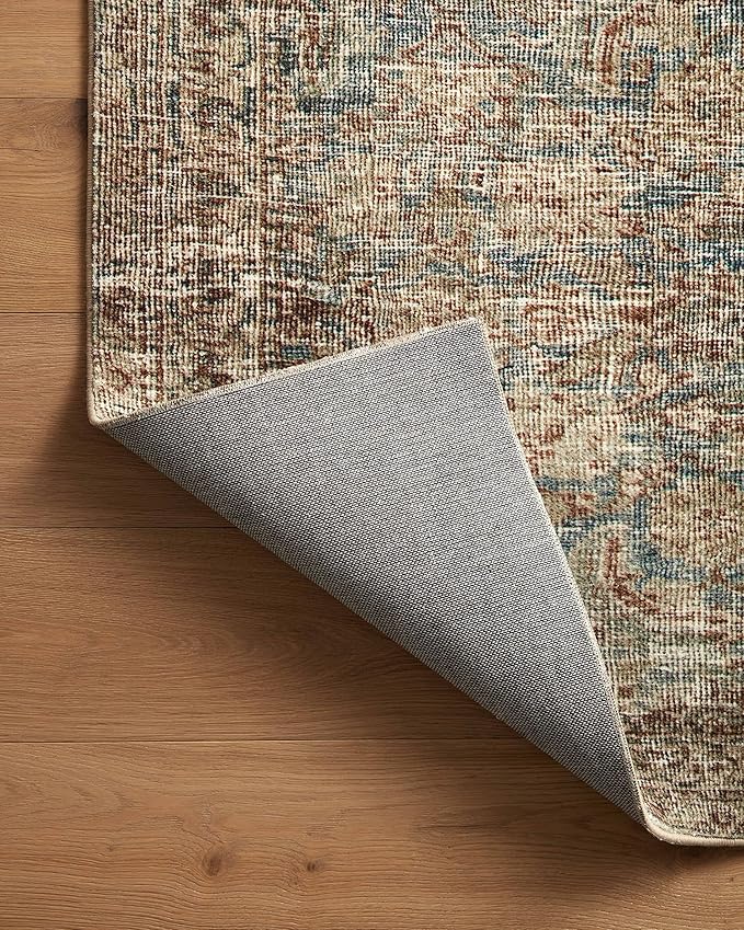 Loloi Amber Lewis Morgan Collection MOG-04 Sea/Sage 5'-0" x 7'-0" 38" Thick Area Rug feat. CloudPile, Neutral, Room Décor, Vintage Inspired, Livingroom, Bedroom, Dining Area