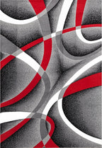 Persian Area Rugs 2305 Gray 8x11 Abstract Area Rug, 8 x 11 ft