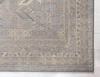 Unique Loom Taftan Collection Border Geometric Tribal Inspired Design Area Rug (2' 2 x 3' 0 Rectangular, Gray/ Black)