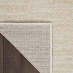 Nourison Home Nourison Essentials Ivory Beige 5' x Square Area Rug - Easy Clean, Non Shedding, Bed Room, Living Room, Dining Room, Kitchen (5' x Square)