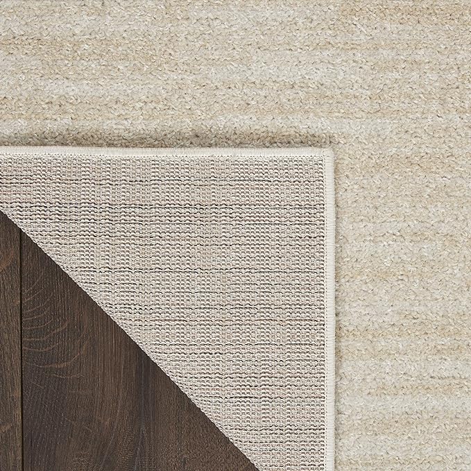 Nourison Home Nourison Essentials Ivory Beige 5' x Square Area Rug - Easy Clean, Non Shedding, Bed Room, Living Room, Dining Room, Kitchen (5' x Square)