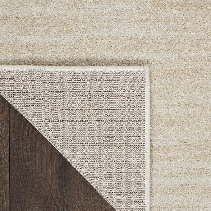 Nourison Home Nourison Essentials Ivory Beige 5' x 8' Area Rug - Easy Clean, Non Shedding, Bed Room, Living Room, Dining Room, Kitchen (5' x 8')