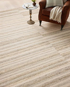 Loloi Chris Loves Julia Chris Collection CHR-03 Ivory/Clay 3'-6'' x 5'-6'', .50" Pile Height, Accent Rug