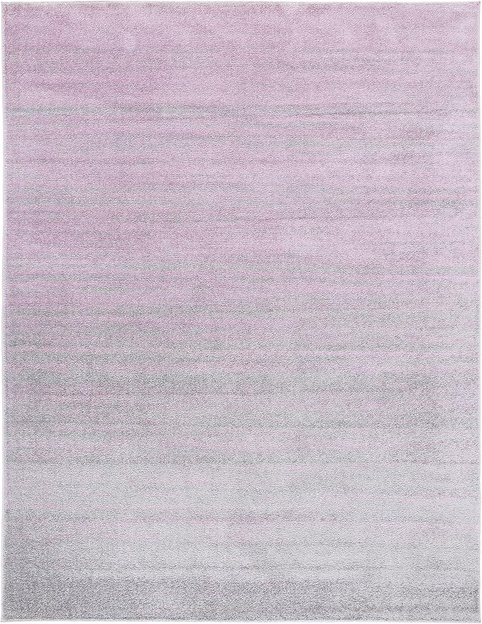 SAFAVIEH Area Rug 9x12 - Adirondack Collection - Large - Purple & Green, Modern Ombre Design, Non Shedding & Easy to Clean, Ideal for Living Room, Bedroom, Office, Dining Space (ADR113V)