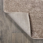 JONATHAN Y Haze Solid Low-Pile Brown 3x5 Oval Indoor Area Rug, Coastal,Bohemian,Minimalist,Classic, Easy-Cleaning for Living Room,Bedroom,Kitchen,Pet Friendly,Non-Shedding (SEU100J-3OV)