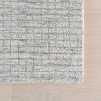 Rugs USA Melrose Light Blue/Ivory, 6' x 9', Handmade, Wool & Cotton, Soft and Cozy, High Traffic, Stain Resistant, Easy Clean, Durable Area Rug for Bedroom, Living Room, Dining Space, Den, Entryway