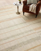 Loloi Chris Loves Julia Chris Collection CHR-04 Natural/Multi 7'-9'' x 9'-9'', .50" Pile Height, Area Rug