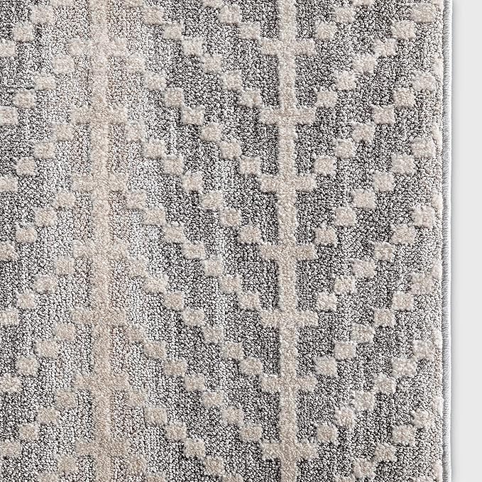 Well Woven Custom Size Hallway & Stair Runner- Harlow Rhodes Taupe 31 Inches Wide x 85 Feet Long Runner (31" x 85') Runner Rug - Contemporary Design, Ultra-Soft, Easy-Clean