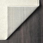 Abani Deco Collection Area Rug -Cream/Green Minimalist Design -6' x 9' - Easy to Clean - Durable for Kids and Pets - Non-Shedding - Medium Pile - Soft Feel - for Living Room, Bedroom & Office