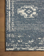 Loloi Magnolia Home by Joanna Gaines Gigi Collection GIG-03 Denim/Ivory 7'-10" x 10' Area Rug