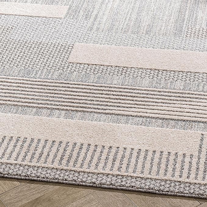 Well Woven Brer Beige Abstract Geometric Tribal Area Rug 3x5 (3'11" x 5'3")