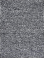 SAFAVIEH Area Rug 6x9 - Natura Collection - Dark Grey, Handmade Wool Blend, Textured Design, Ideal for Living Room, Bedroom, Dining Space (NAT620H)