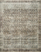 Loloi Amber Lewis Morgan Collection MOG-02 Navy/Sand 11'-6" x 14'-6" 38" Thick Area Rug feat. CloudPile, Neutral, Room Décor, Vintage Inspired, Livingroom, Bedroom, Dining Area