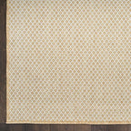 Nourison Home Courtyard Natural 5' x 7' Area Rug - Easy Clean, Non Shedding, Bed Room, Living Room, Dining Room, Kitchen (5' x 7')