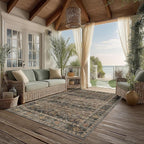 Area Rug Non Slip Machine Washable Ultra Soft Living Room/Bedroom/Kitchen/Outdoor/Classroom Camel, 4'×6'