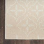 Nourison Home Nourison Essentials Ivory Beige 2'2" x 7'6" Area Rug - Easy Clean, Non Shedding, Bed Room, Living Room, Dining Room, Kitchen (8' Runner)