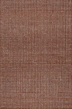 Rugs USA 6x9 Melrose Checked Wool Indoor Area Rug, Contemporary Farmhouse Chestnut/Ivory for Living Room, Bedroom, Office, Entryway, Hallway