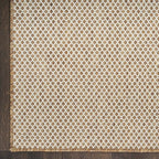 Nourison Home Courtyard Jute Ivory 2' x 6' Area Rug - Easy Clean, Non Shedding, Bed Room, Living Room, Dining Room, Kitchen (6' Runner)