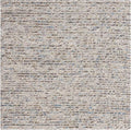 Safavieh Natura Collection Accent Rug - 3' Square, Ivory & Multi, Handmade Wool Blend, Textured Design, Ideal for Living Room, Bedroom, Dining Space (NAT620D)