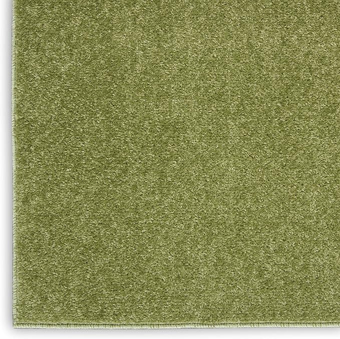 Nourison Home Nourison Essentials Green 7' x 10' Area Rug - Easy Clean, Non Shedding, Bed Room, Living Room, Dining Room, Kitchen (7' x 10')
