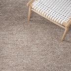 SAFAVIEH Area Rug 5x8 - Natura Collection - Brown, Handmade Wool Blend, Textured Design, Ideal for Living Room, Bedroom, Dining Space (NAT620T)