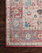 Loloi II Skye Collection SKY-05 Brick/Ocean 5'-0" x 7'-6" Area Rug