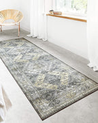 Loloi II Skye Collection SKY-09 Graphite/Silver 2'-6" x 7'-6" Runner Rug