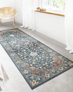 Loloi II Skye Collection SKY-08 Denim/Brick 5'-0" x 7'-6" Area Rug