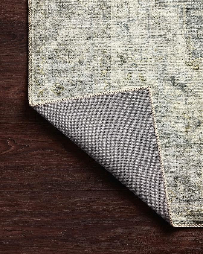 Loloi Skye Collection SKY-12 Charcoal/Dove 8'-0" x 8'-0" Round Area Rug