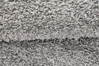 Unique Loom Solid Shag Collection Area Rug (2' x 6' 5" Runner, Cloud Gray)